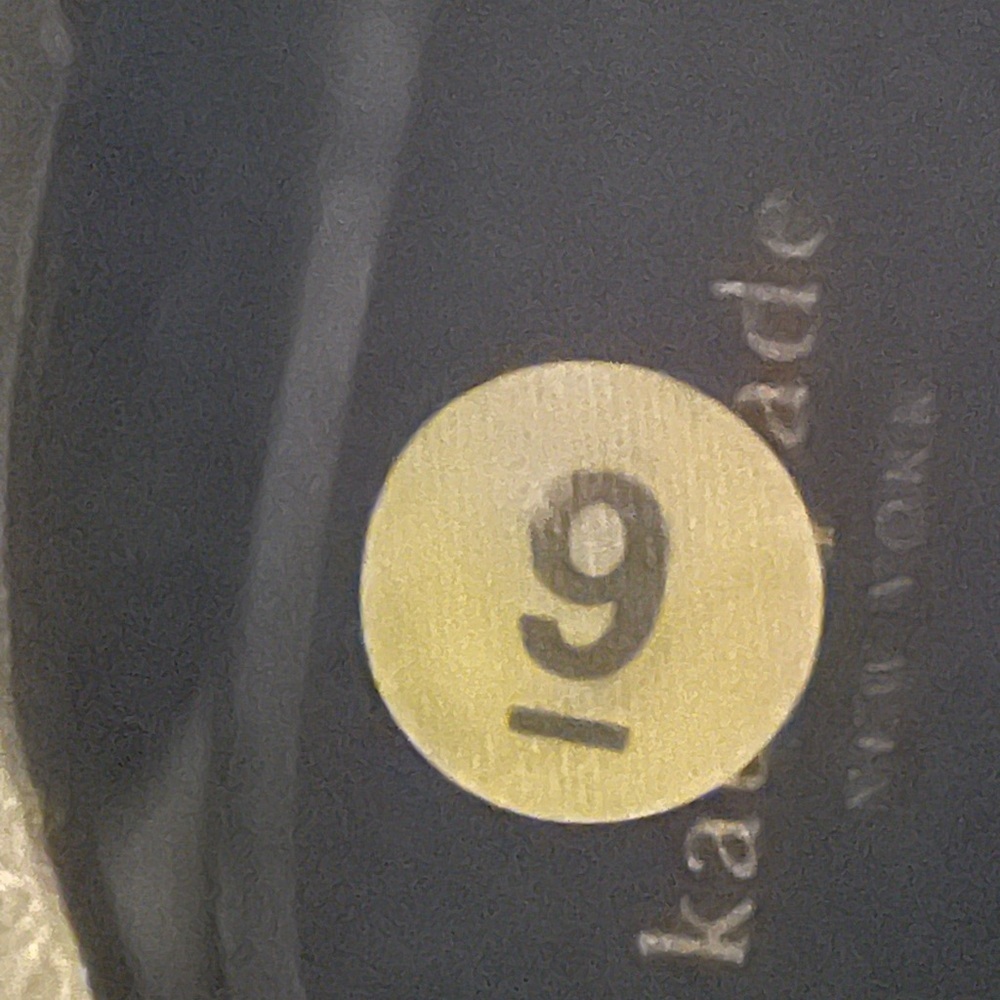 Kate Spade Edimburg Ankle High Rain Boots Low Gold Trim Bow Back Matte Black 9 - Picture 13 of 13